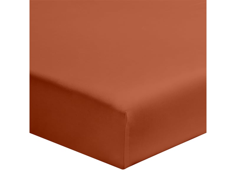 Drap housse uni en coton, bonnet 24cm, les unis  - Conforama A
