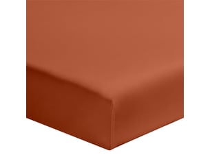 Drap housse uni en coton, bonnet 24cm, les unis