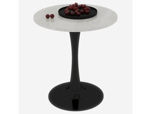 Table basse rond(e) coloris bicolore KOVIEA  - 70 cmx70 cm
