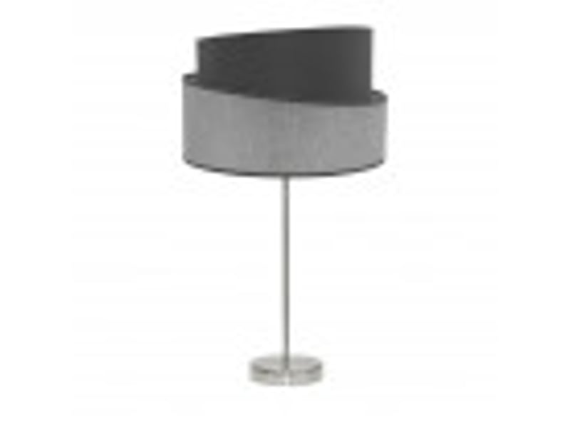  Lampe à poser fabrilamp hara e27 coloris nickelgris 66 x 35 x 35 cm 179871128 - Conforama B