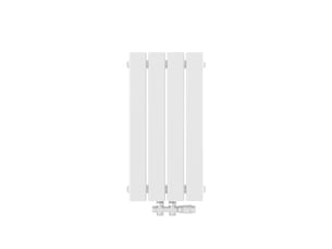 Emke radiateur à eau chaude, radiateur plat seule couche connexion centrale, blanc 60x30cm, 210w