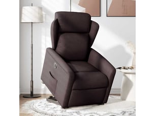 Fauteuil relax électrique  <strong></strong> Tissu marron