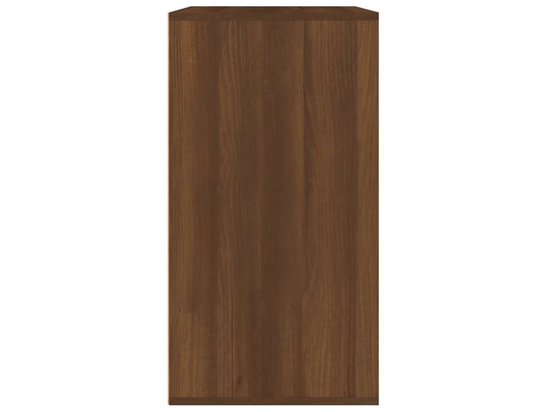  Armoire cosmétique, armoire de rangement chêne marron 80x40x75 cm bois d'ingénierie  - Conforama E