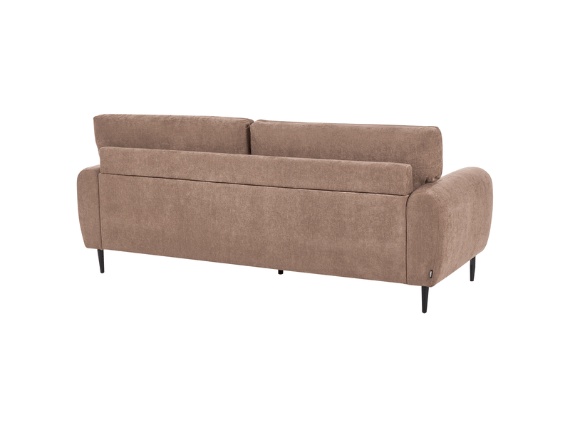  Canapé 3 places skaro tissu chenille marron  - Conforama E