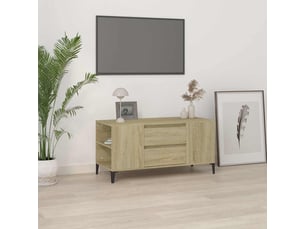 Meuble tv coloris marron 102 cm <strong></strong>  <strong></strong>