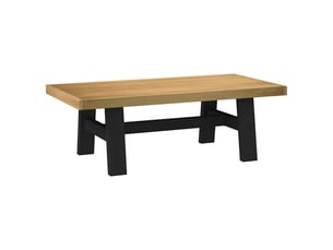 Table basse rectangulaire coloris marron  
