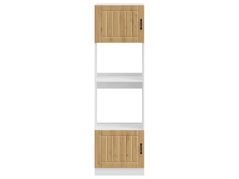  Meuble de rangement, armoires de four lucca chêne artisanal bois d'ingénierie  - Conforama D