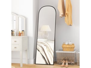 Miroir à fixer coloris noir <strong>SWEIKO</strong> <strong></strong> - 50 cm x 1.5 cm