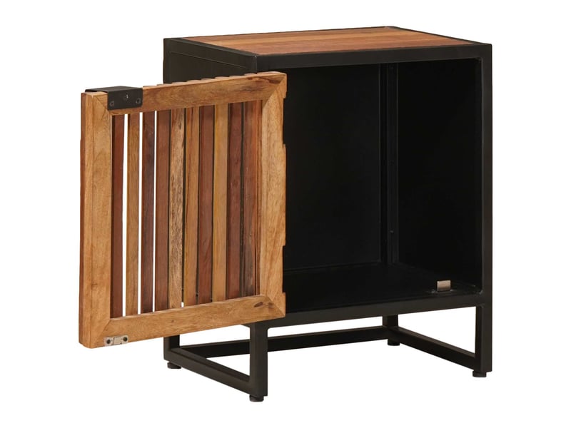  Table de chevet - cabinet de chevet - table de nuit faite main naturel 40 x 30 x 50 cm  - Conforama D