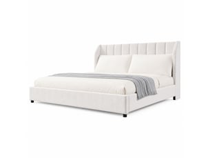Lit 2 places 180x200 cm OKMYHOME   coloris beige