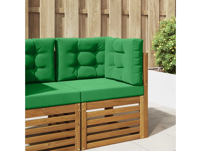  Coussin de canapé d'extérieur, coussin de chaise polyester vert 60 x 60 cm cf54186  - Conforama B
