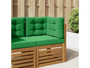 Coussin de canapé d'extérieur, coussin de chaise polyester vert 60 x 60 cm cf54186