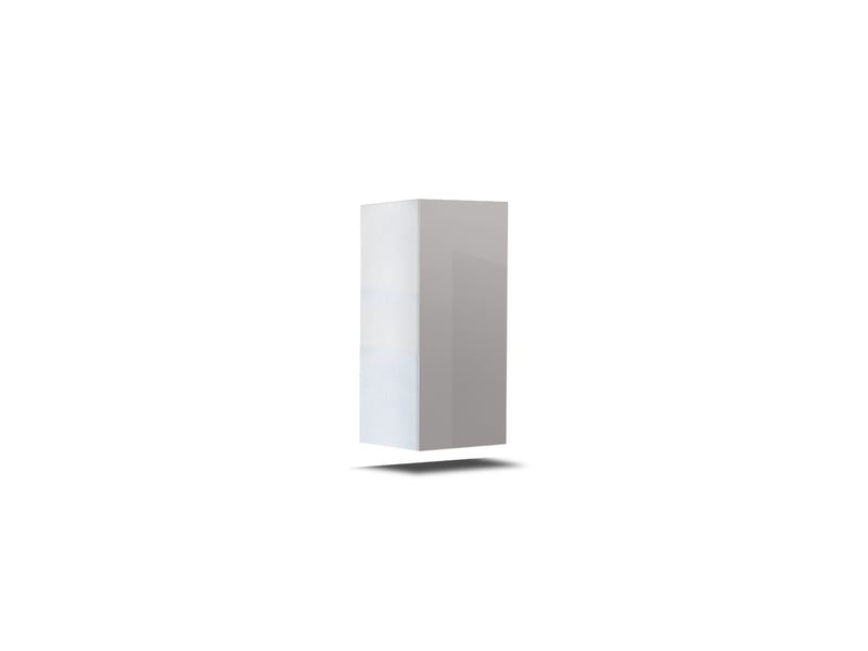 Meuble de salon blanc collection cepto, 1 porte. Idéal pour un petit rangement dans le salon
