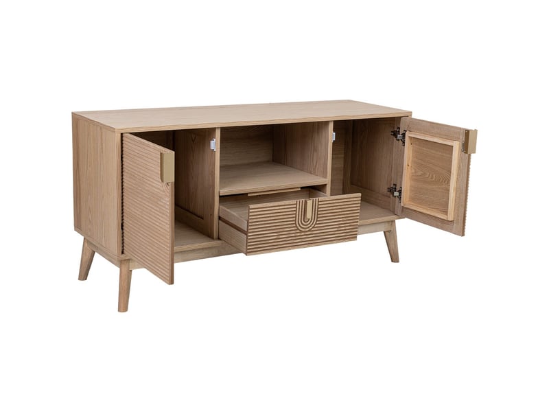  Meuble bas en bois marron 120 x 40 x 60 cm (h)  - Conforama E