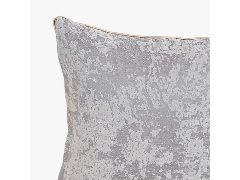  Coussin carré en tissu gris 45x45 cm  - Conforama C
