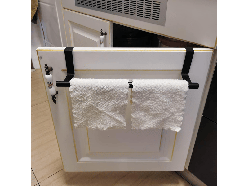  2 porte torchon cuisine, accroche torchon, rail de suspension en acier inoxydable pour cuisine et salle de bain, porte serviette salle de bain sans pe  - Conforama E