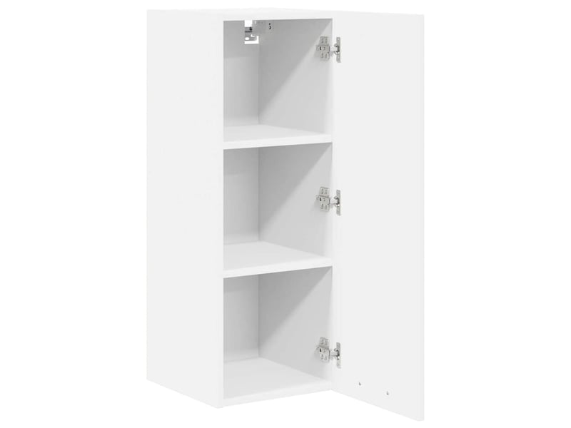  Meuble de rangement cuisine, armoire suspendue blanc 30x31x80cm bois d'ingénierie  - Conforama E