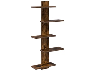 Étagère flottante, étagère murale chêne fumé 48,5 x 15 x 101 cm cf42296