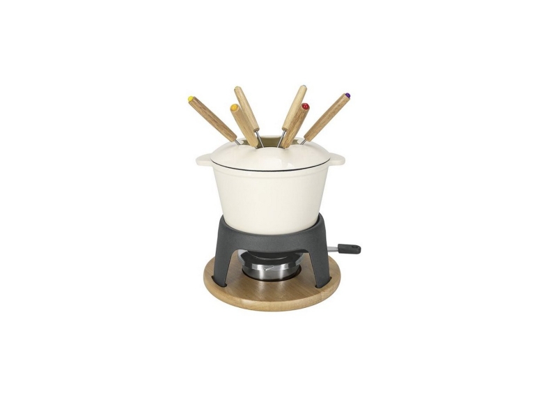  Nouvel - service à fondue 6 fourchettes crème  403438 - alpina 403438 - Conforama A