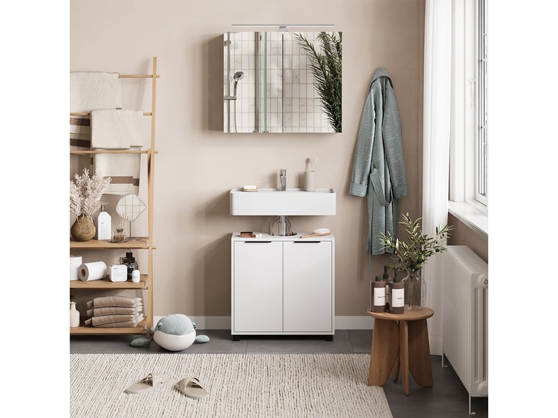 Vicco meubles bain, blanc, 2 pièces  - Conforama C