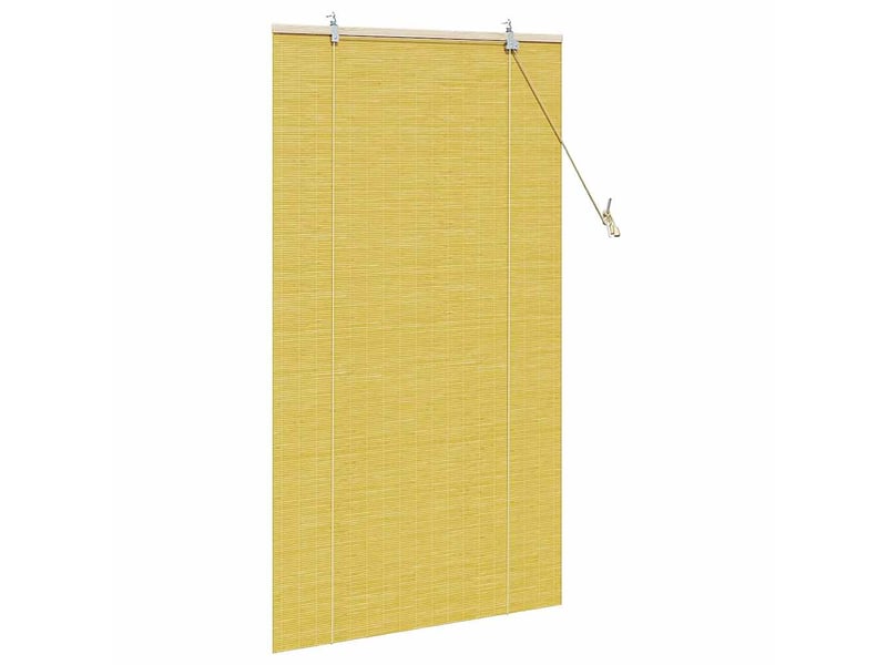  Store enrouleur, store à rouleau jaune 90 x 160 cm bambou cf45278  - Conforama D