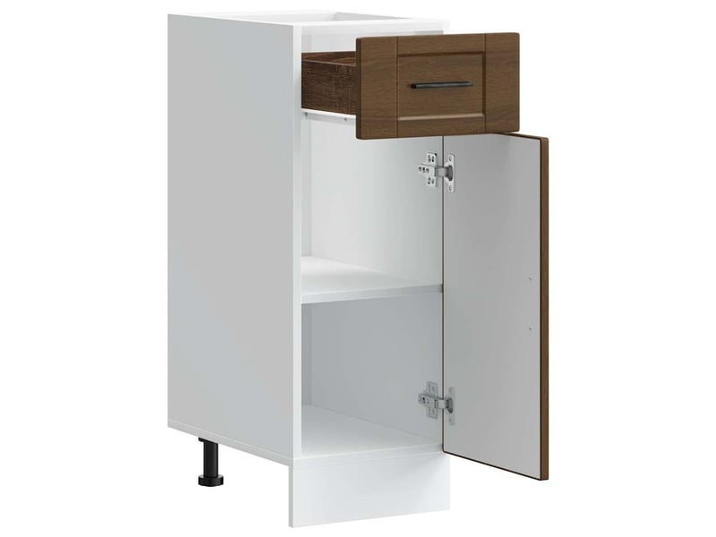  Meuble de rangement, armoire de cuisine porto chêne marron bois d'ingénierie shl4253  - Conforama E
