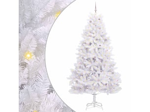 Sapin de noël - arbre de noël artificiel à branches articulées blanc 270 cm
