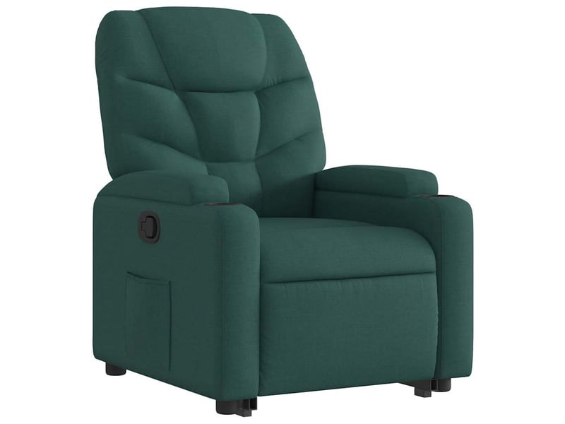  Fauteuil inclinable, fauteuil relax salon vert foncé tissu shl27184  - Conforama D