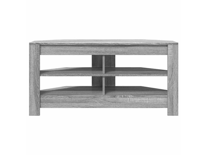 Meuble tv d'angle moderne 102x41x50 cm sonoma gris bois d'ingénierie  - Conforama E