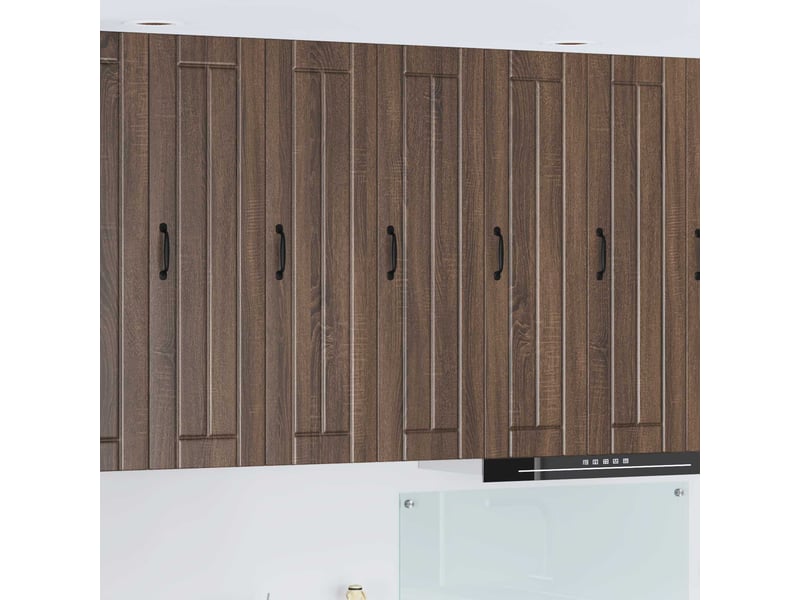  Meuble mural de cuisine, armoire de cuisine chêne brun 30x31x100cm shl7237  - Conforama B