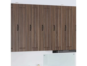 Meuble mural de cuisine, armoire de cuisine chêne brun 30x31x100cm shl7237