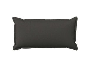 Lot de 6 housses de coussin houten gris foncé 40 x 80 cm cf49982