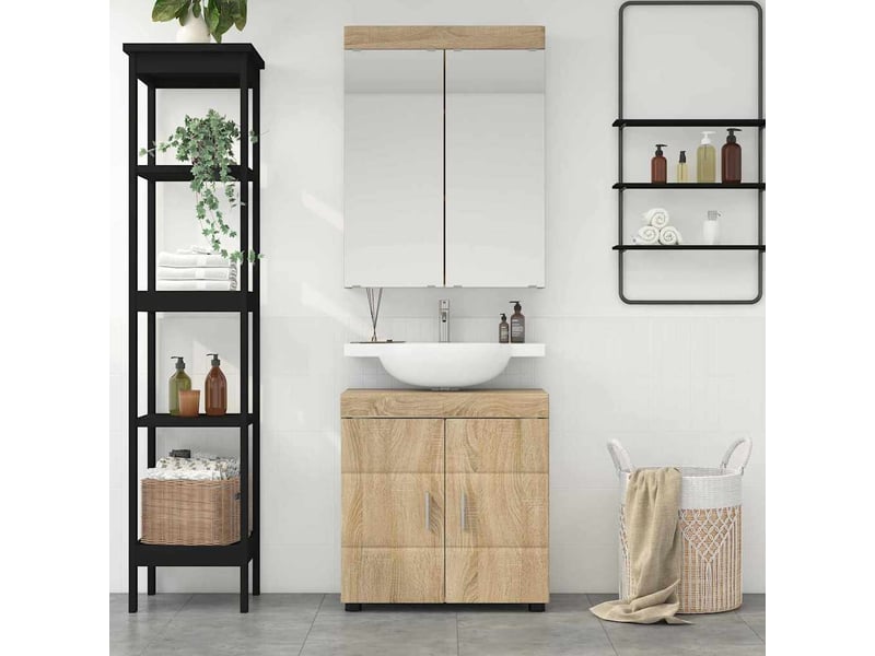  Ensemble de mobilier de salle de bain tulum 2 pièces cf64712  - Conforama D