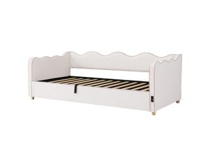 Lit coffre 90x200 cm    coloris beige