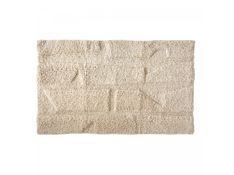  Tapis de bain motifs embossés en coton tufté  - Conforama A