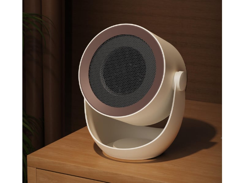  Chauffage électrique portable, 220 v, avec protection contre la surchauffe, format compact, faible bruit, économie d'énergie, violet  - Conforama D