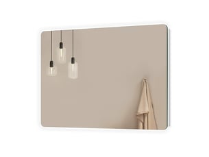 Emke miroir led salle de bain 60 x 80 cm, verre sans cuivre, blanc froid 6500k