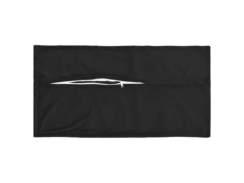  Lot de 6 coussins avec oreiller, coussins décoratifs houten noir fløjl cf51265  - Conforama D