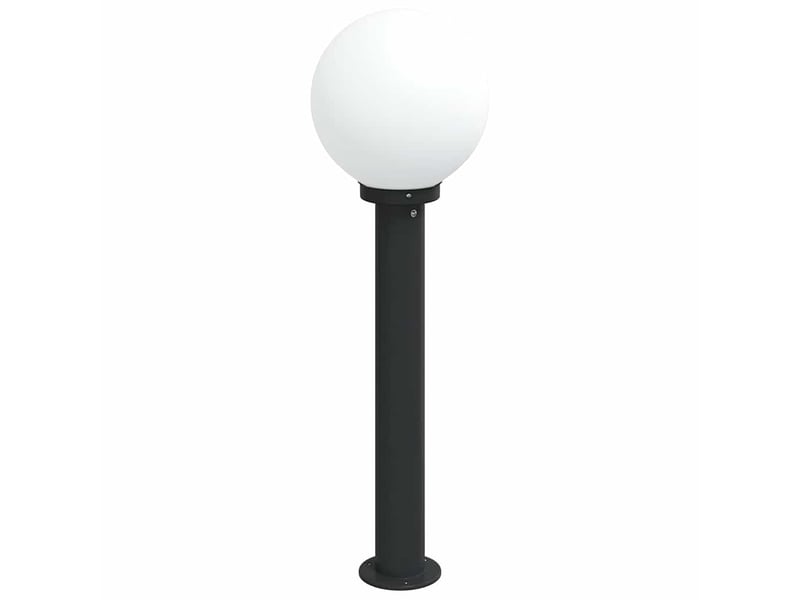 Borne lumineuse, lampadaire 80 cm noire ip44 - Conforama D