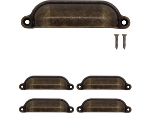 Poignées de tiroirs, poignées de meubles, en fer, pour meubles, buffets, coffres, commodes vintage