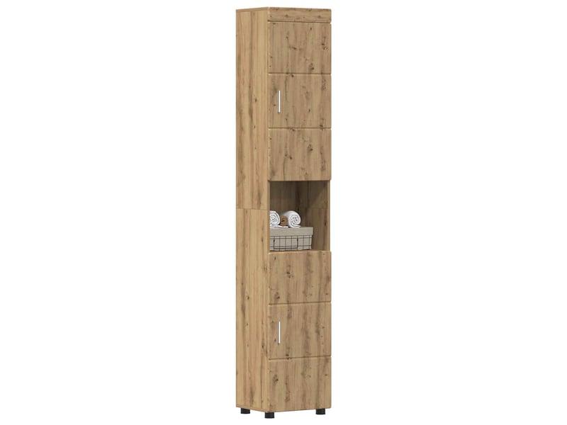 Ensemble d'armoire de salle de bain tulum chêne artisanal cf62977 - Conforama C
