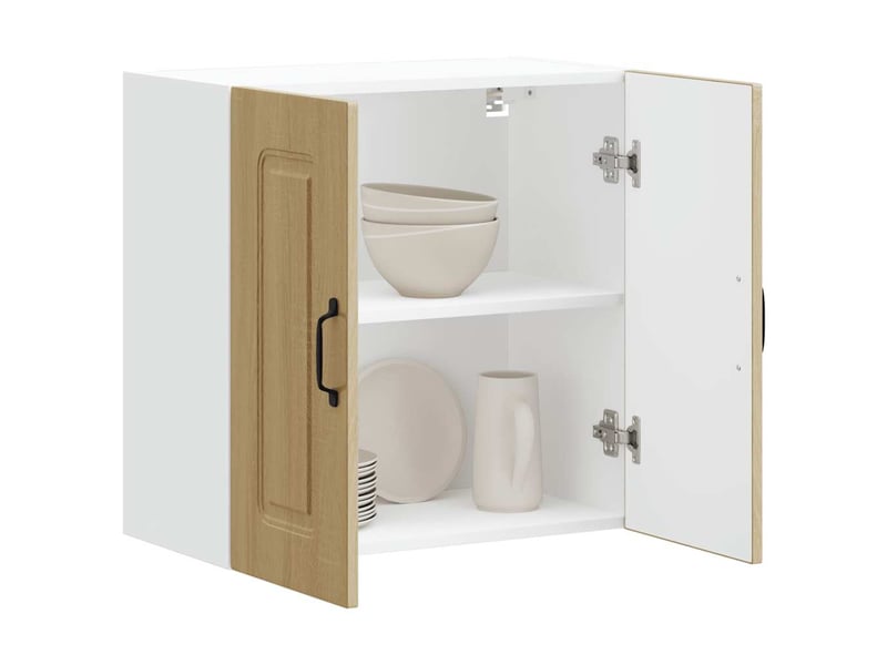  Armoire murale de cuisine kalmar chêne sonoma bois d'ingénierie shl4293  - Conforama D