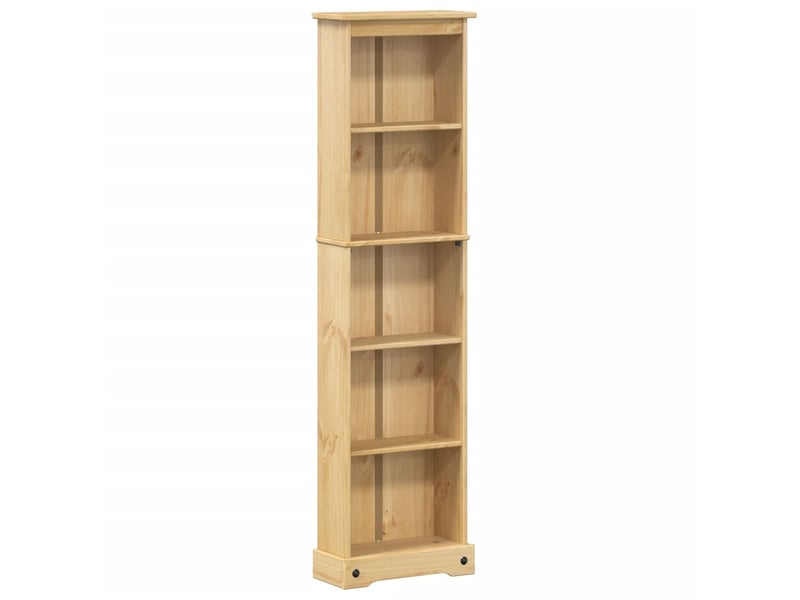  Bibliothèque - armoire à livres corona 46x20x170 cm bois de pin massif  - Conforama A