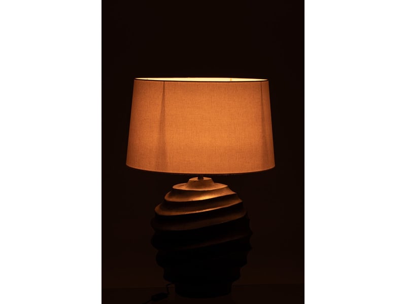 Lampe à poser design thibaut 43cm marron  - Conforama C