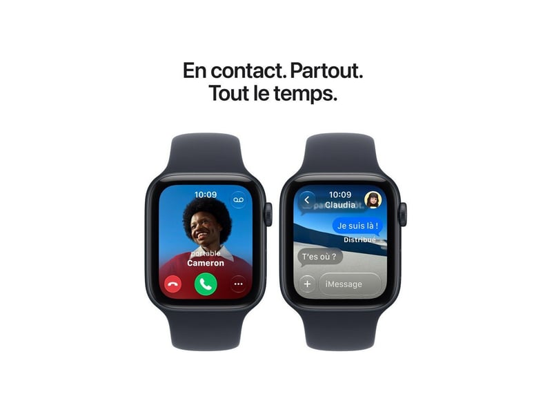 Montre connectee se 3 gps 44mm aluminium midnight avec bracelet sport bleu marine ml MJL94ZRA - Conforama E