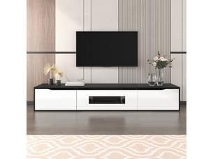 Meuble tv coloris bicolore 180 cm REDOM