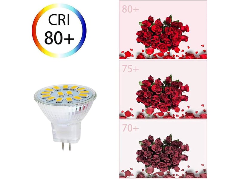  10 ampoules mr11 gu4 4w 6000k 12v 500lm  - Conforama D
