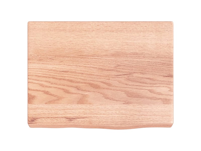  Comptoir de salle de bain, plan de travail marron 40x30x(2-4) cm bois traité cf65797  - Conforama C