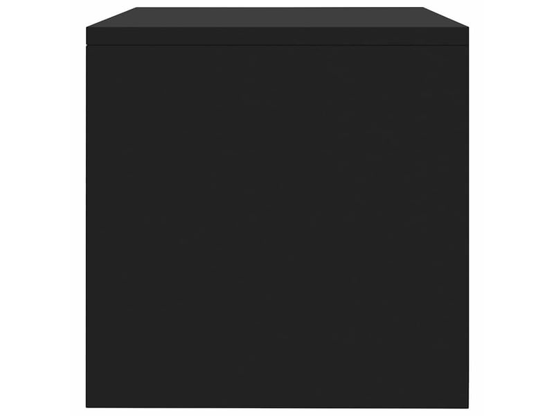  Lot de 2 tables de chevet - cabinet de chevet - table de nuit noir 40x30x30 cm bois d'ingénierie  - Conforama E
