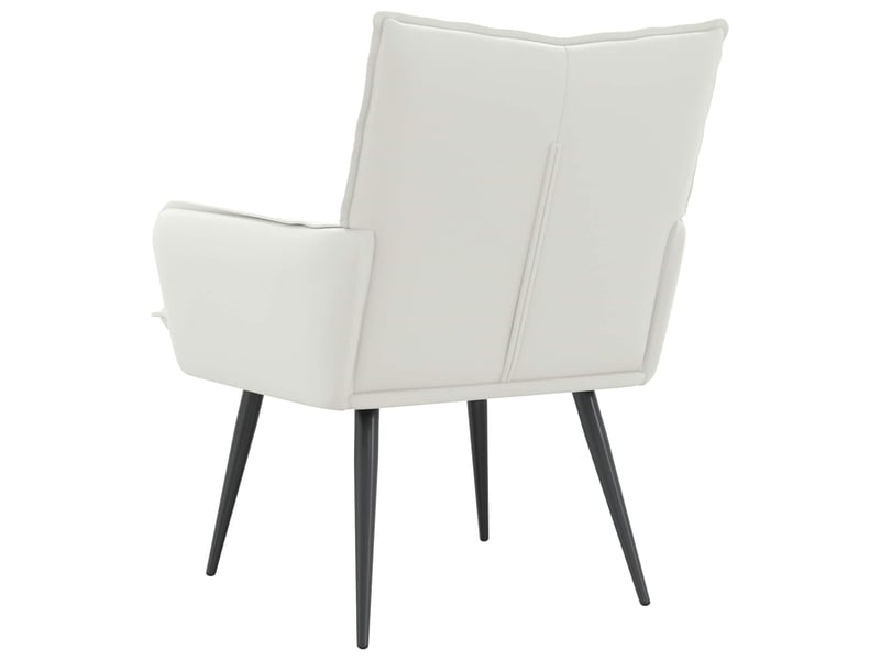  Vidaxl fauteuil blanc simili cuir  - Conforama E